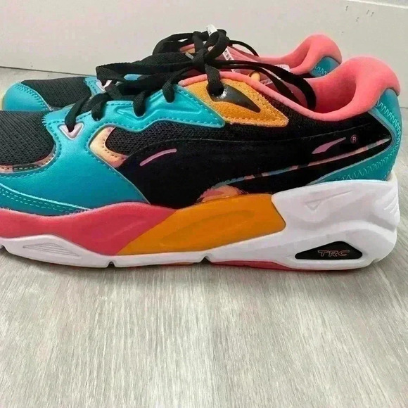 New PUMA TRC Mira Heatwave "Teal/Black" Women's Shoe - Picture 5 of 9